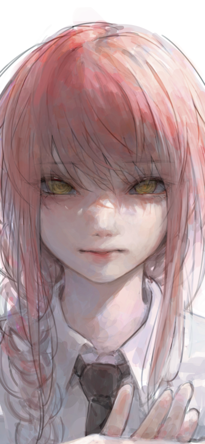 Anime Chainsaw Man, Makima (Chainsaw Man), 1440x3120