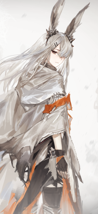 Video Game Arknights, Frostnova (Arknights), Animal Ears, 1440x3120