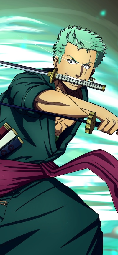 Anime One Piece, Roronoa Zoro, 1440x3120