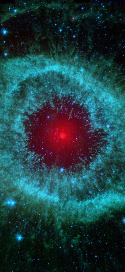 Sci Fi Nebula, Space, Stars, Helix Nebula, 1440x3120