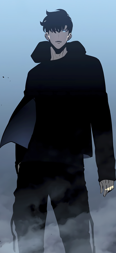 Anime Solo Leveling, Sung Jin-Woo, 1440x3120