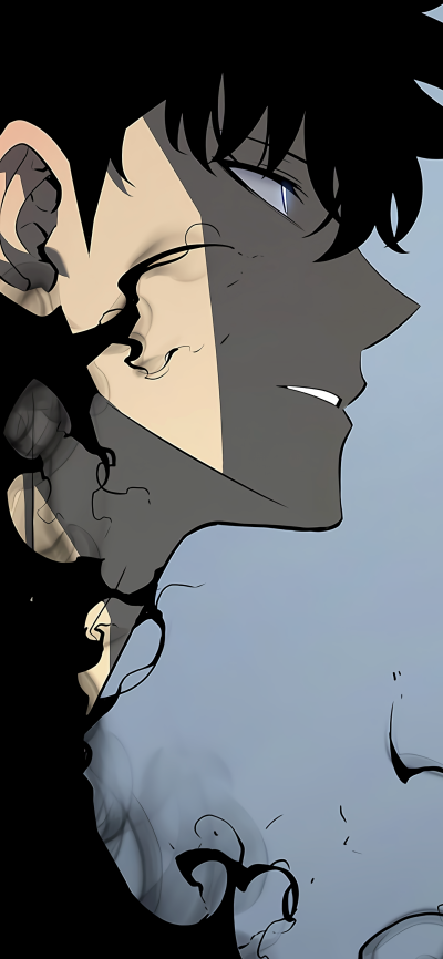 Anime Solo Leveling, Sung Jin-Woo, 1440x3120
