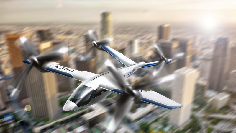 Uber Elevate Summit, Flying Taxi, 4K