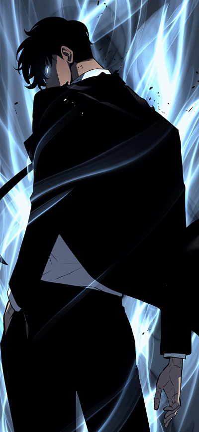 Anime Solo Leveling, Sung Jin-Woo, 1440x3120