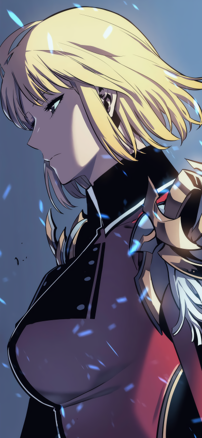 Anime Solo Leveling, Cha Hae-in, 1440x3120