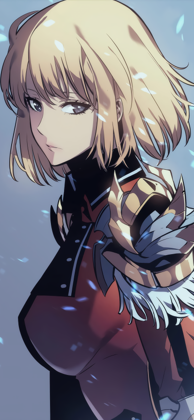 Anime Solo Leveling, Cha Hae-in, 1440x3120