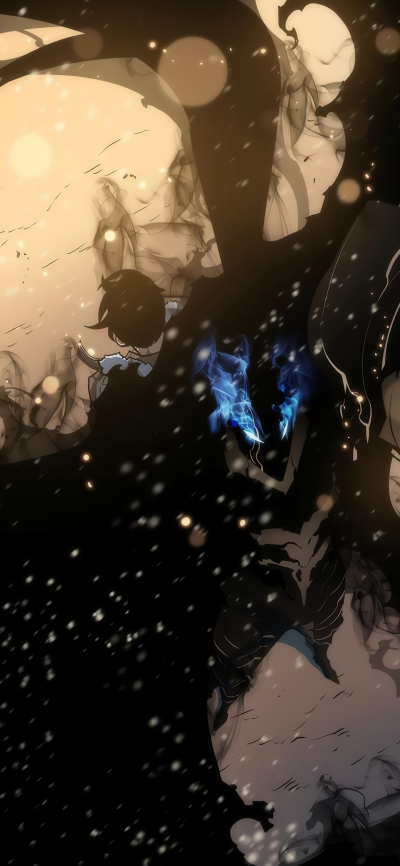 Anime Solo Leveling, Sung Jin-Woo, Igris (Solo Leveling), 1440x3120