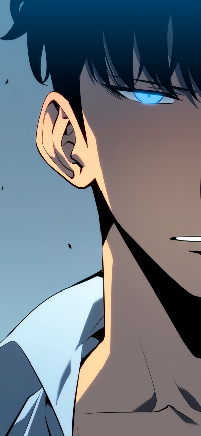 Anime Solo Leveling, Sung Jin-Woo, 1440x3120