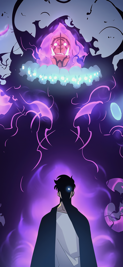 Anime Solo Leveling, Sung Jin-Woo, Tusk (Solo Leveling), 1440x3120