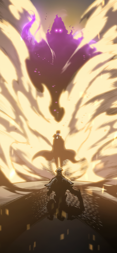 Anime Solo Leveling, Tusk (Solo Leveling), Sung Jin-Woo, 1440x3120