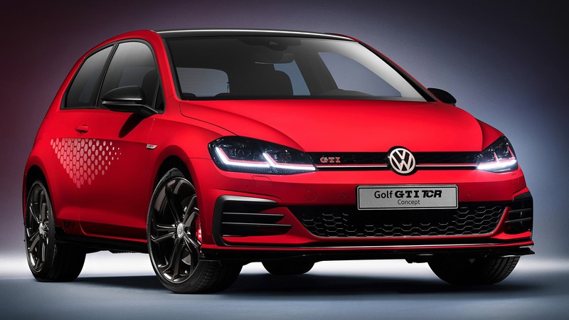 Volkswagen Golf GTI TCR Concept, 2018 Cars, 4K
