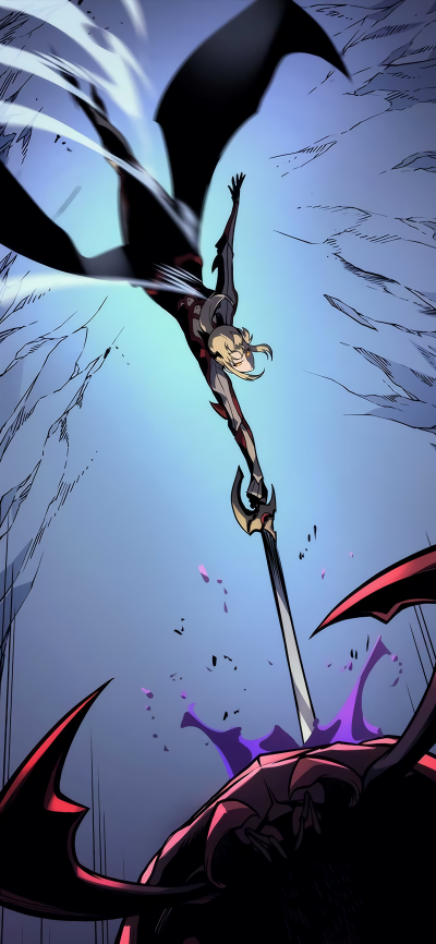 Anime Solo Leveling, Cha Hae-in, 1440x3120