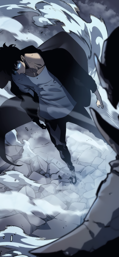 Anime Solo Leveling, Sung Jin-Woo, 1440x3120