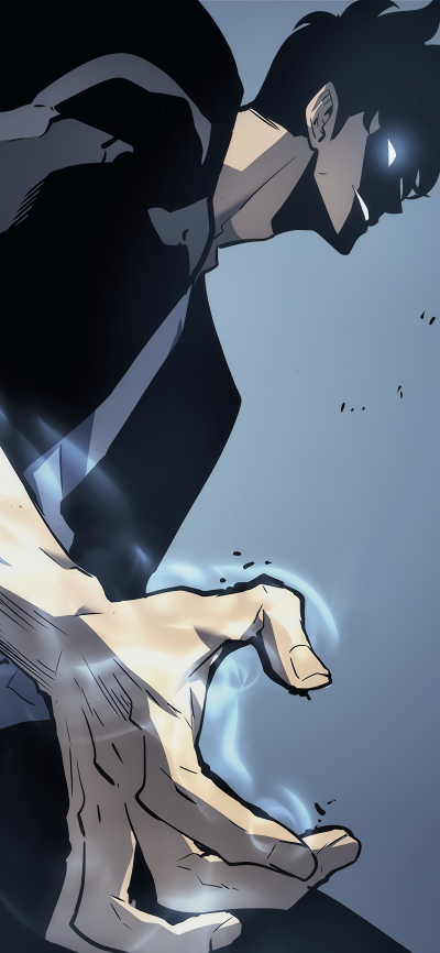 Anime Solo Leveling, Sung Jin-Woo, 1440x3120