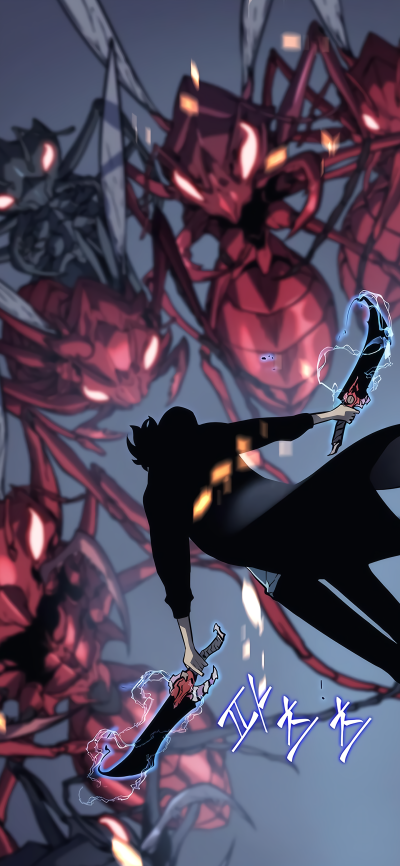 Anime Solo Leveling, Sung Jin-Woo, 1440x3120