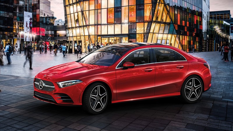Mercedes-Benz A-Class L Sedan, 2019 Cars, 4K