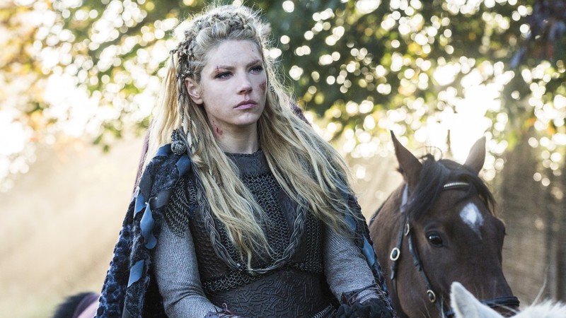 Vikings, season 5, Lagertha, Travis Fimmel, Katheryn Winnick, 4K
