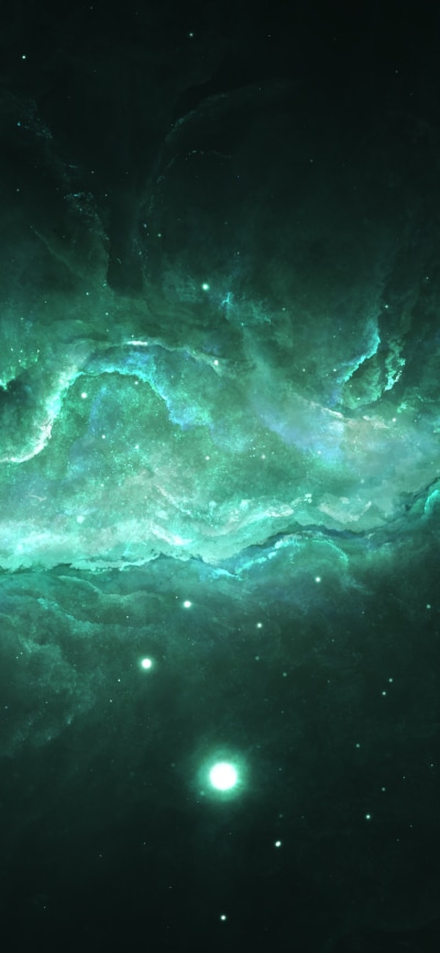 Sci Fi Nebula, Space, 1440x3120