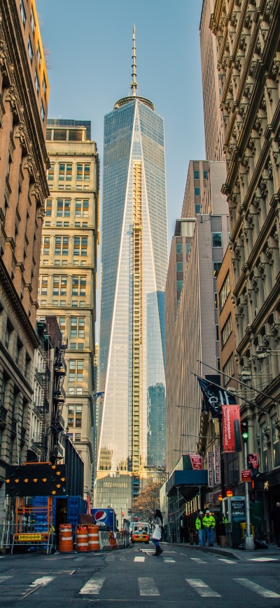 Man Made Manhattan, Building, New York, Street, 1440x3120