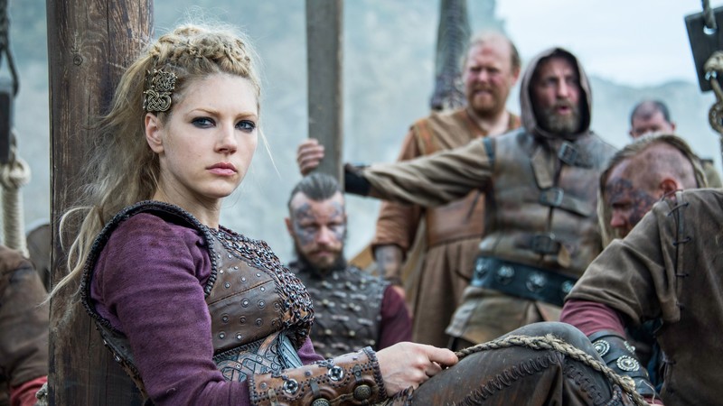 Vikings, season 5, Travis Fimmel, Katheryn Winnick, 4K