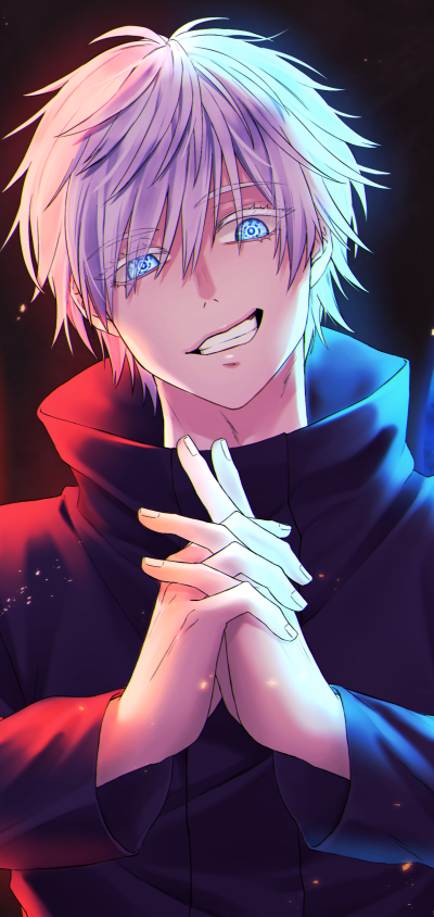 Anime Jujutsu Kaisen, Satoru Gojo, 1440x3040