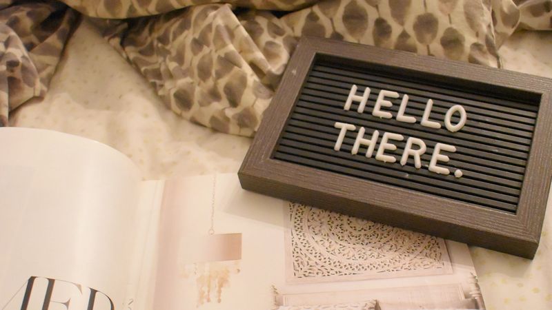 magazine, glasses, inscription, words, 4k