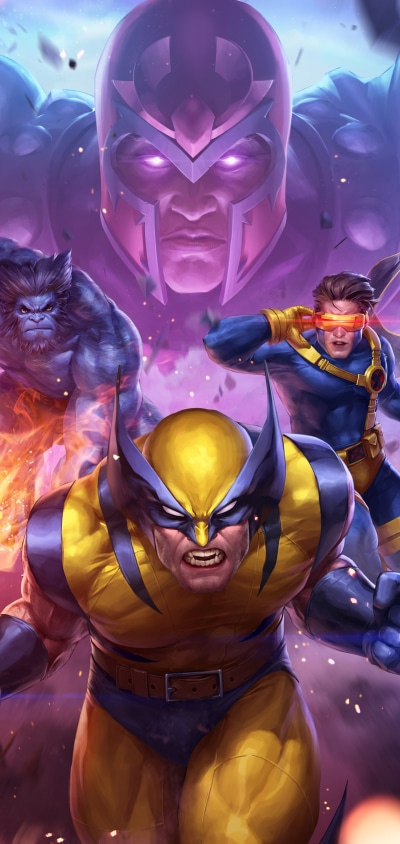 Video Game Marvel: Future Fight, Magneto (Marvel Comics), X-Men, Wolverine, 1440x3040
