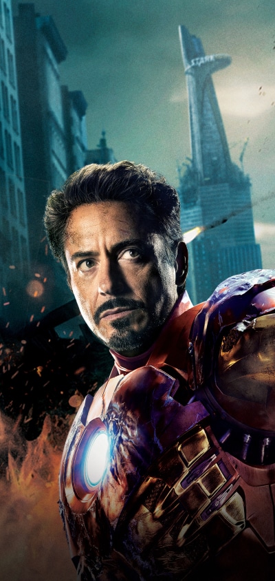 Movie The Avengers, Robert Downey Jr., Iron Man, 1440x3040