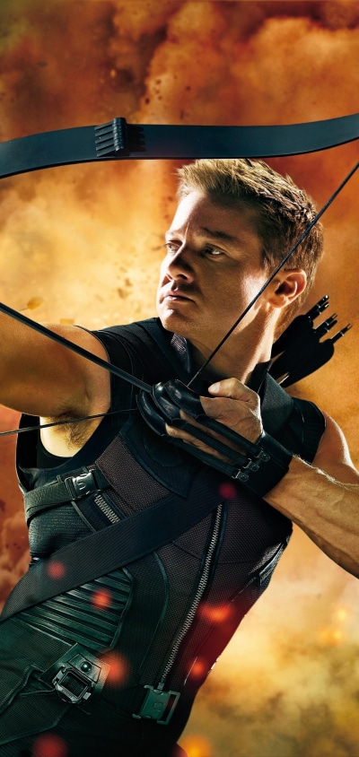 Movie The Avengers, Hawkeye, Clint Barton, Jeremy Renner, 1440x3040