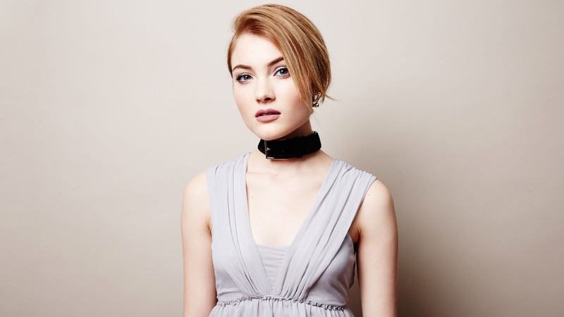 Skyler Samuels, beauty, redhead, 4k