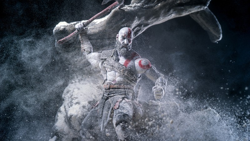 God of War, Anger, Kratos, screenshot, 4K