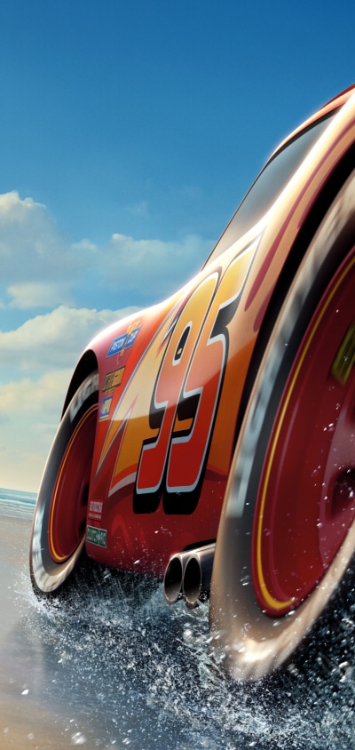Movie Cars 3, Lightning McQueen, Pixar, 1440x3040