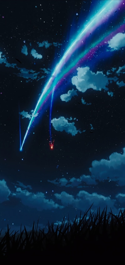 Anime Your Name., Kimi No Na Wa., Comet, 1440x3040