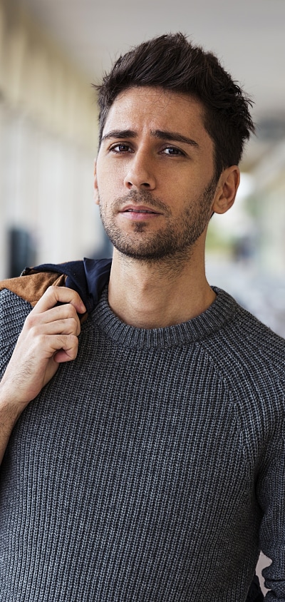 Men Model, Brown Eyes, Depth Of Field, 1440x3040