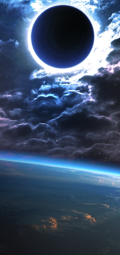 Sci Fi Black Hole, 1440x3040