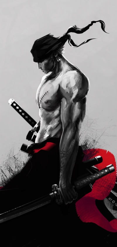 Anime One Piece, Roronoa Zoro, 1440x3040