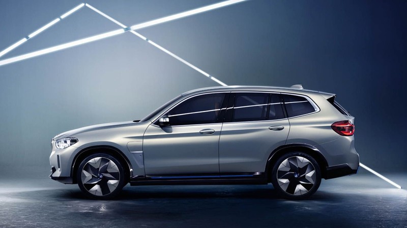 BMW iX3, electric cars, 4k