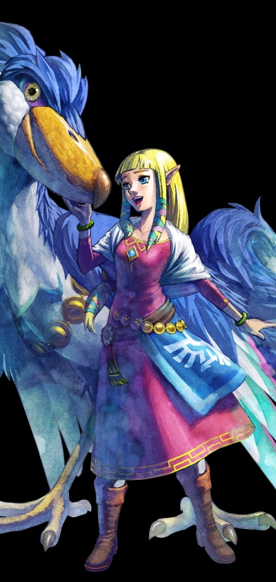 Video Game The Legend Of Zelda: Skyward Sword, Zelda, 1440x3040