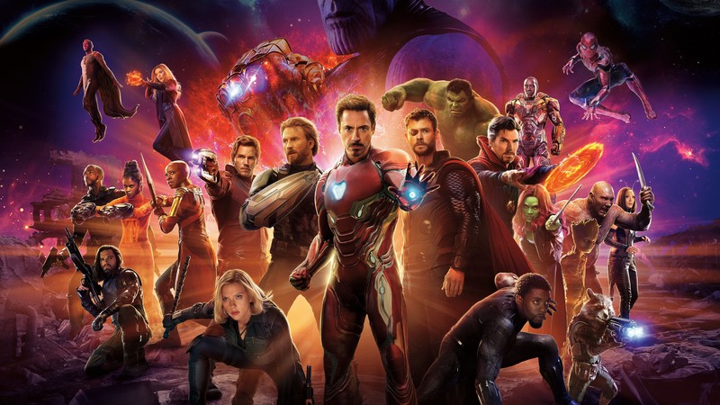 Avengers: Infinity War, poster, 4K