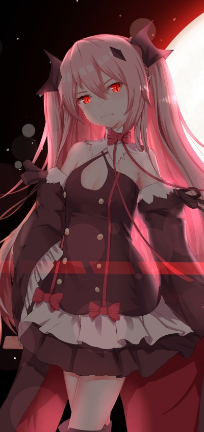 Anime Seraph of the End, Vampire, Krul Tepes, 1440x3040