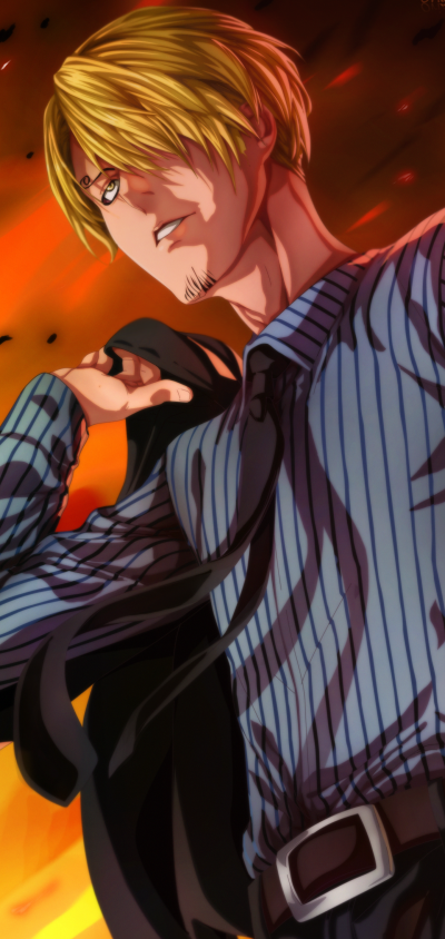 Anime One Piece, Sanji (One Piece), 1440x3040