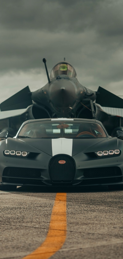 Vehicles Bugatti Chiron, Car, Black Car, Bugatti, Supercar, 1440x3040