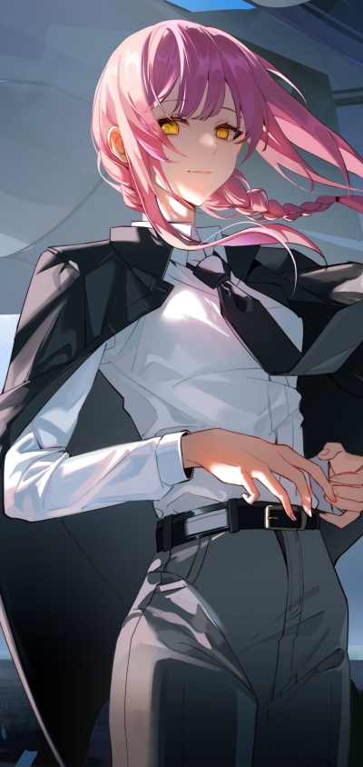 Anime Chainsaw Man, Makima (Chainsaw Man), 1440x3040