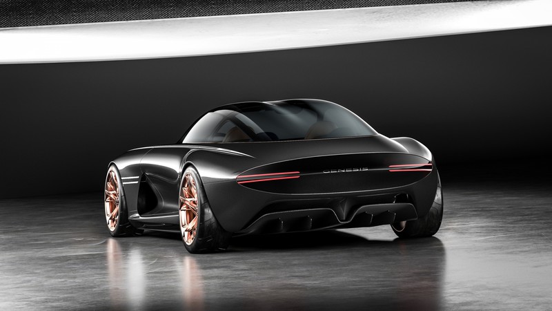 Genesis Essentia, sport car, electric cars, Concept, 4k