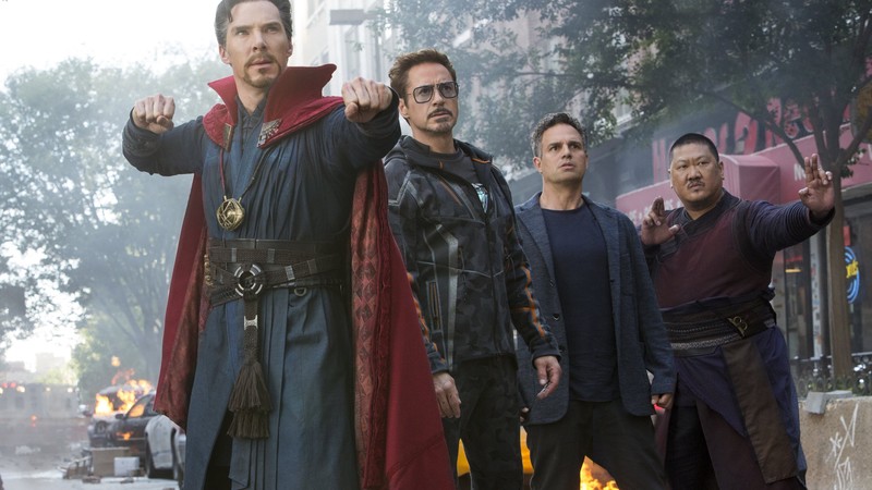 Avengers: Infinity War, Doctor Strange, Hulk, Iron Man, Benedict Cumberbatch, Robert Downey Jr., Mark Ruffalo, 4K