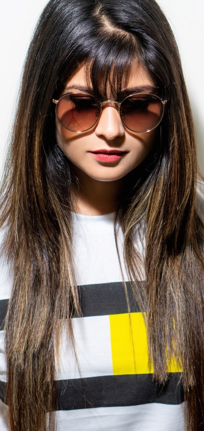 Women Model, Sunglasses, Brunette, Long Hair, 1440x3040