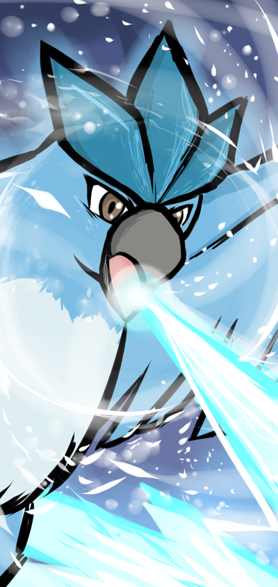 Anime Pokémon, Articuno (Pokémon), 1440x3040