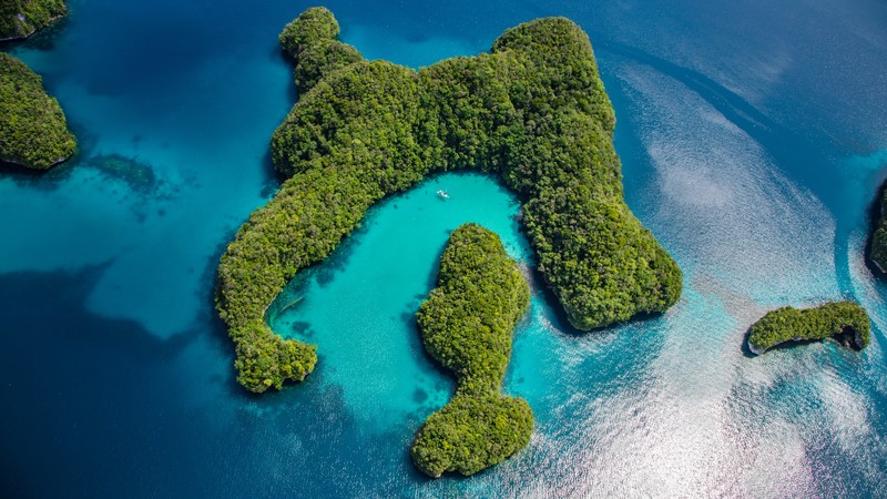 Palau, Philippines, ocean, islands, 4K