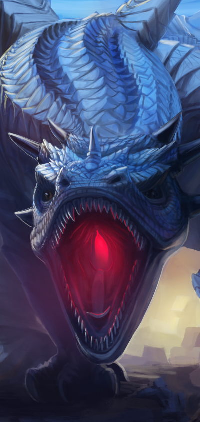 Fantasy Dragon, 1440x3040
