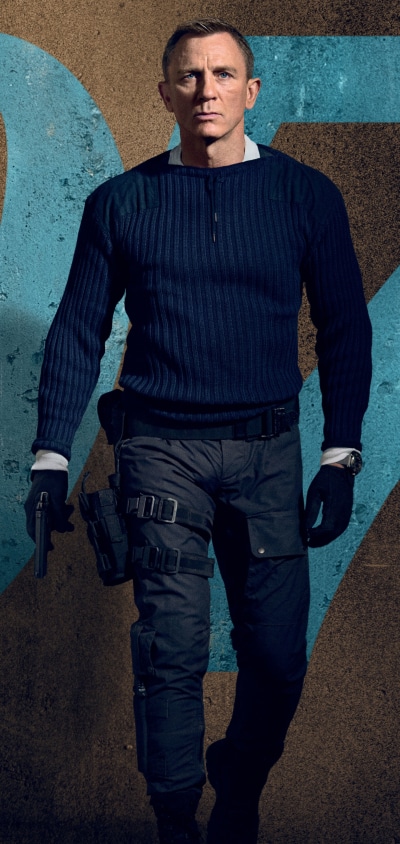 Movie No Time to Die, James Bond, Daniel Craig, 1440x3040
